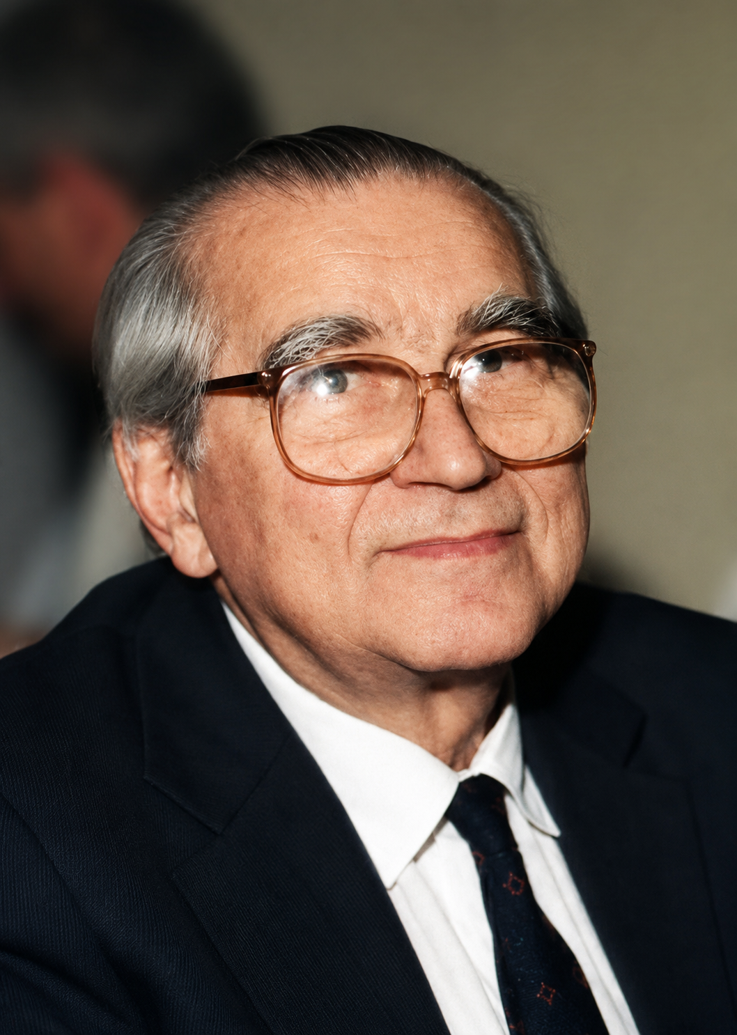 Dr. Csanda Endre időskori portréja
